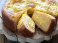 Torta soffice alla crema, una torta facile e veloce perfetta per ogni occasione.