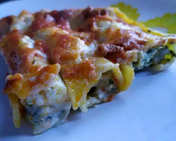 Cannelloni di carne ricetta della nonna, ripieni di un gustoso ragù e ricoperti di besciamella e formaggio fuso, un classico intramontabile.